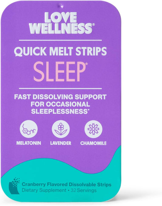 Love Wellness Sleep Quick Melt Strips