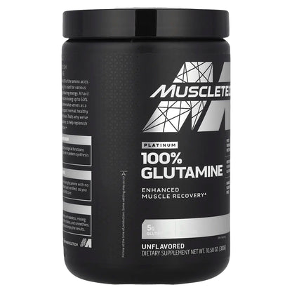 Platinum 100% Glutamine, Unflavored, 10.58 Oz (300 G)