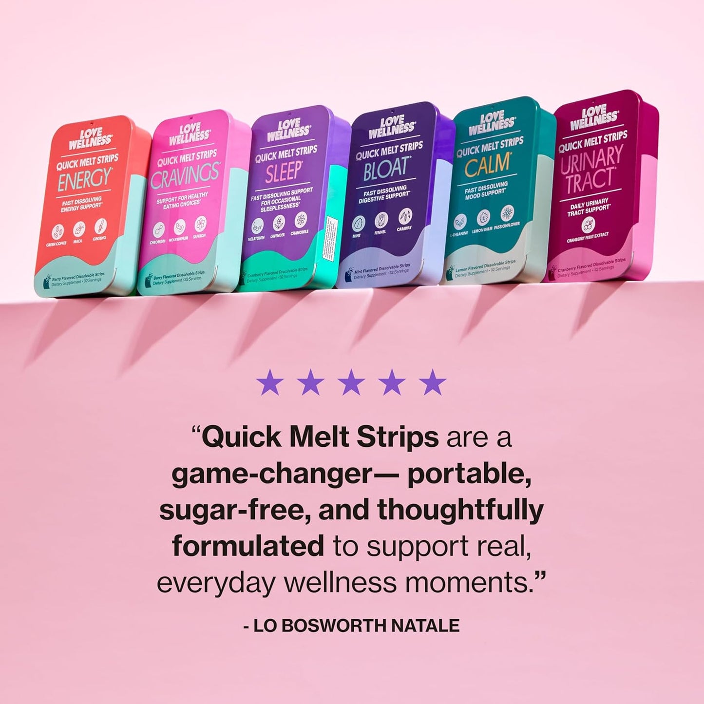 Love Wellness Sleep Quick Melt Strips