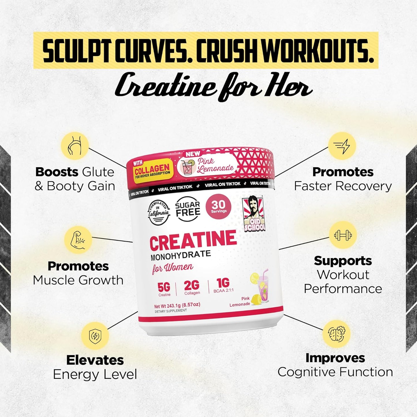 Creatine Monohydrate Powder 5G