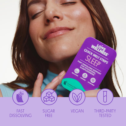 Love Wellness Sleep Quick Melt Strips